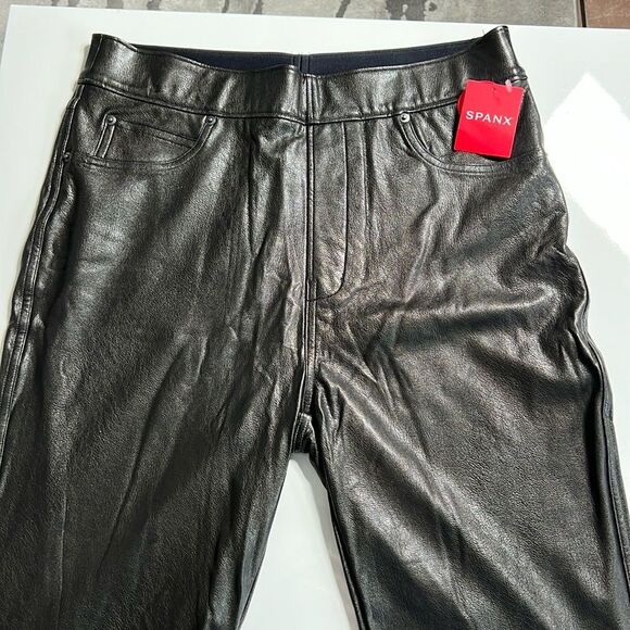 Spanx Ankle Faux Leather Skinny‎ Pants - Picture 7 of 15